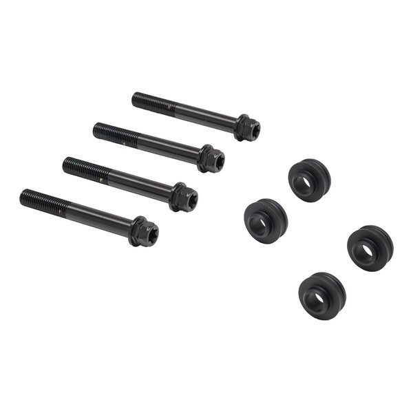オフセットカラーマウントボルトセット 適合キャリパーB フランジ六角 ブラック CBK-01BFB