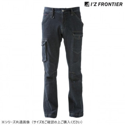 アイズフロンティア 3Dストレッチカーゴパンツ 12 ブラックインディゴィ LL 7252