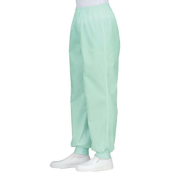 サカノ繊維 工場用白衣男子総ゴムトレパン ノータック 裾フライス インナーネット付 SKH219 グリーン Lサイズ 6,478円