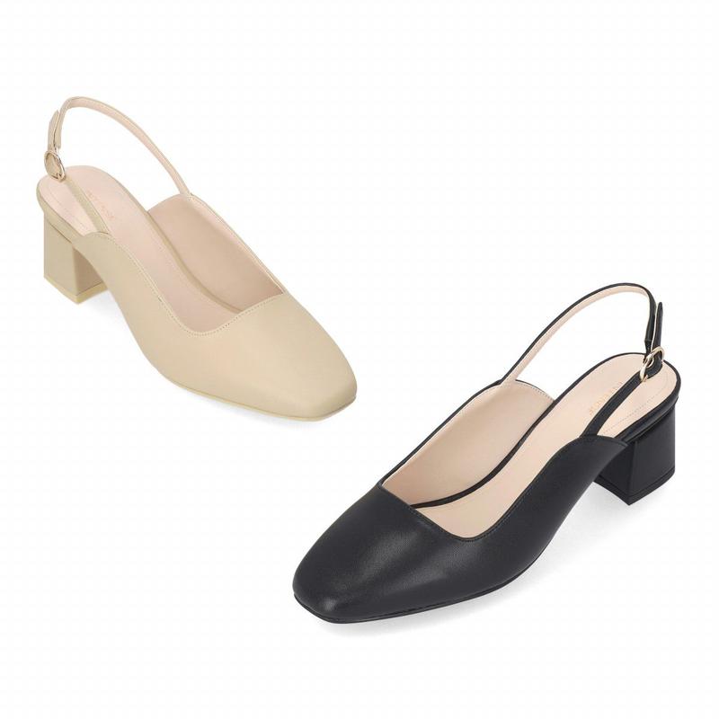 インテンス 女性 スクエア スリングバック 5cm LCWO77I413