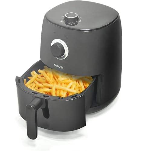 [山善] ノンフライヤー 2.2L 電気フライヤー 食洗器対応可能 1~3人用 油なし エアーフライヤー 「油で揚げないヘルシー調理」 卓上 レシピブック付き ブラック YAF-C120(B) 8,011円