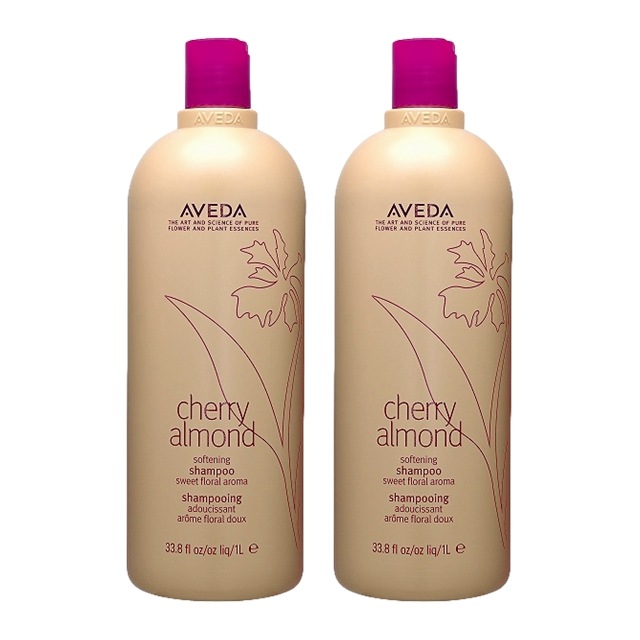 チェリー アーモンド シリーズ ソフトニング シャンプー 1000ml(サロンサイズ） x 2