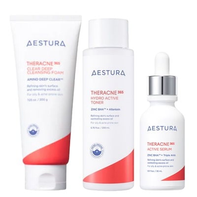 AESTURA THERACNE 　セット Qoo10] AESTURA [ニキビケアセット]テラクネ365トナー : スキンケア