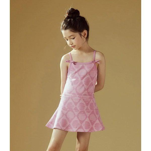 女の子用セリーワンピースセット (A6BG1GU01_PNK)