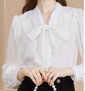 トップス デート シャツ 白シャツ 袖あり 長袖 スリム タイト 細身 レース かわいい 大人可愛い きれいめ シンプル カジュアル 大人 上品 おしゃれ お洒落 かっこいい 大人可愛い 大人女子