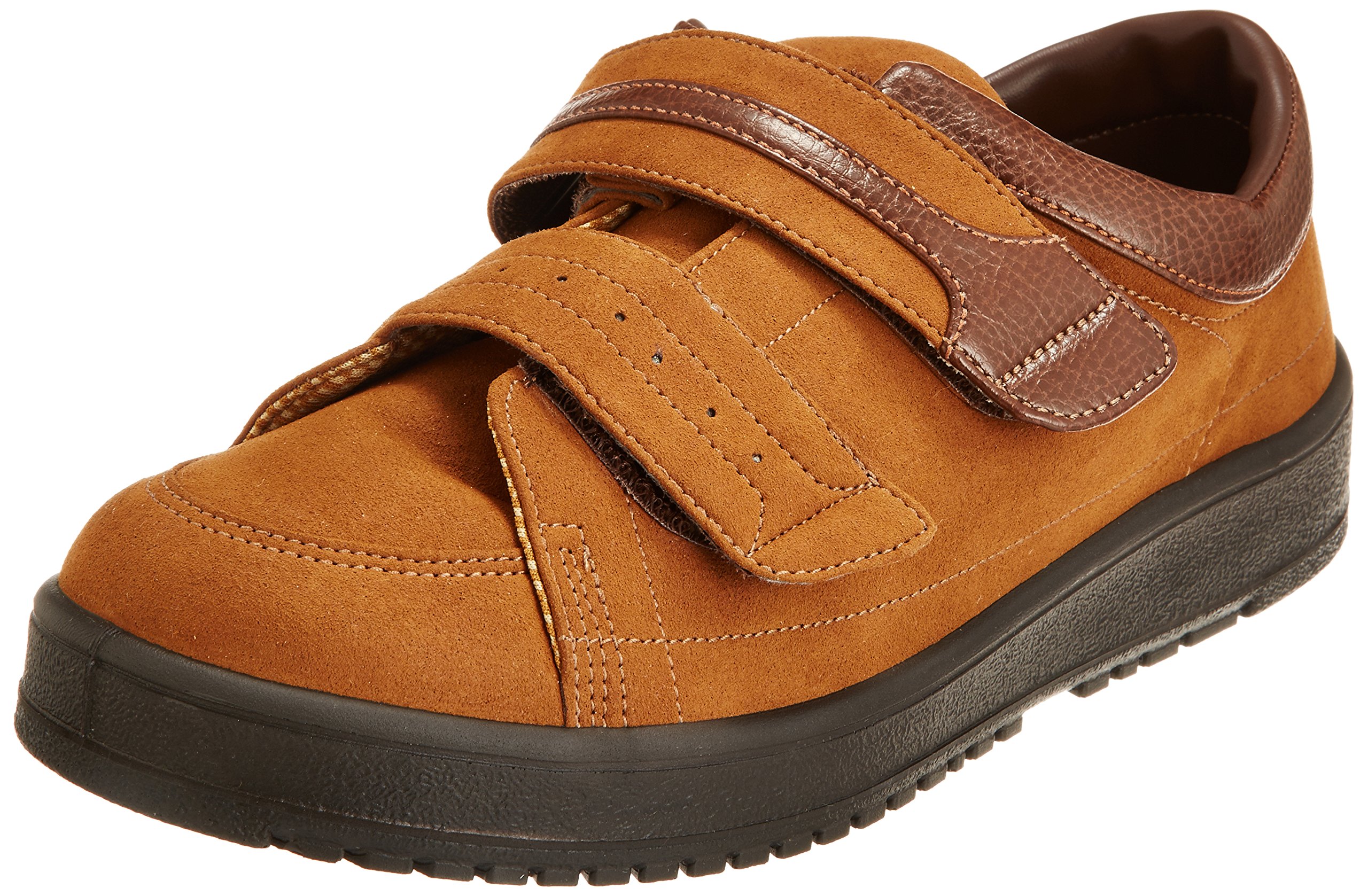 ムーンスター メンズ リハビリ 介護靴 Vステップ04 (両足同サイズ) 0088as ブラウン 25.0 cm 3E