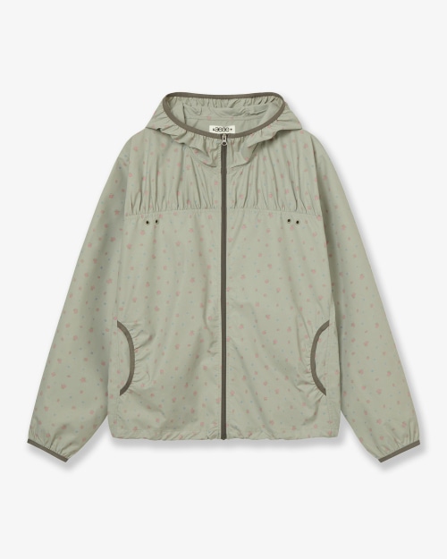 【AEAE】 FLOWER WINDBREAKER JACKET [KHAKI] 正規品
