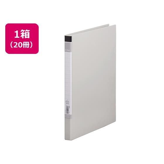 ZファイルBF A4タテ とじ厚10mm グレー 20冊 キングジム 568BF-GY