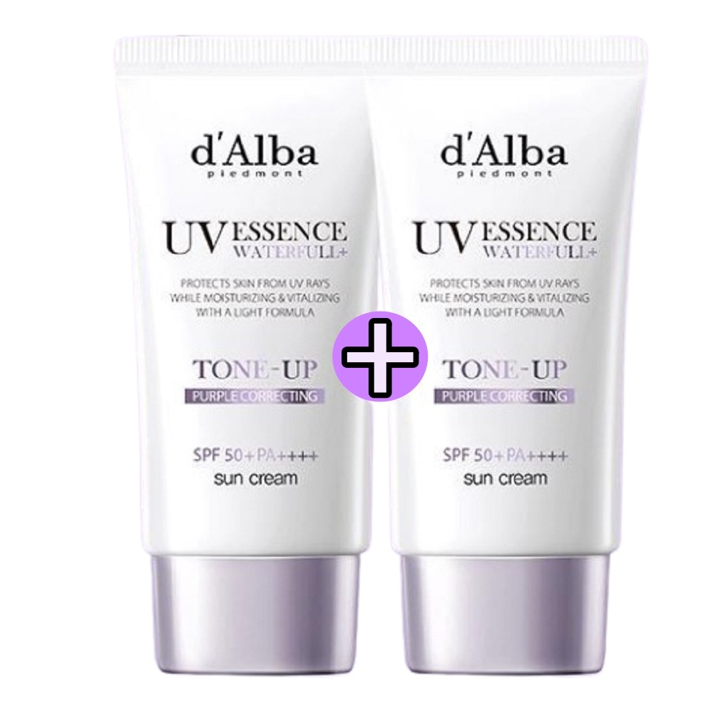 ウォータープル パープル トーンアップ 日焼け止め クールトーン 強者 50mlx2 さわやかな補色