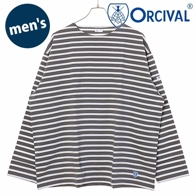 クルーネック ロングスリーブプルオーバー [#B473] CREW NECK L/S P.O. メンズ トップス カットソー 長袖Tシャツ ボーダー AGATE/WHITE 正規取扱店