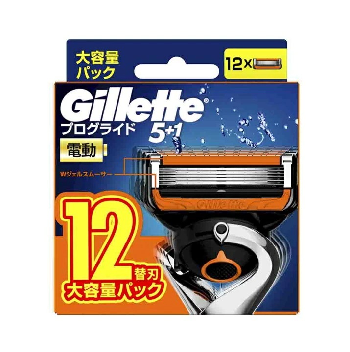 ジレット プログライド 電動タイプ 大容量パック 髭剃り カミソリ 男性 替刃12個入 4,700円
