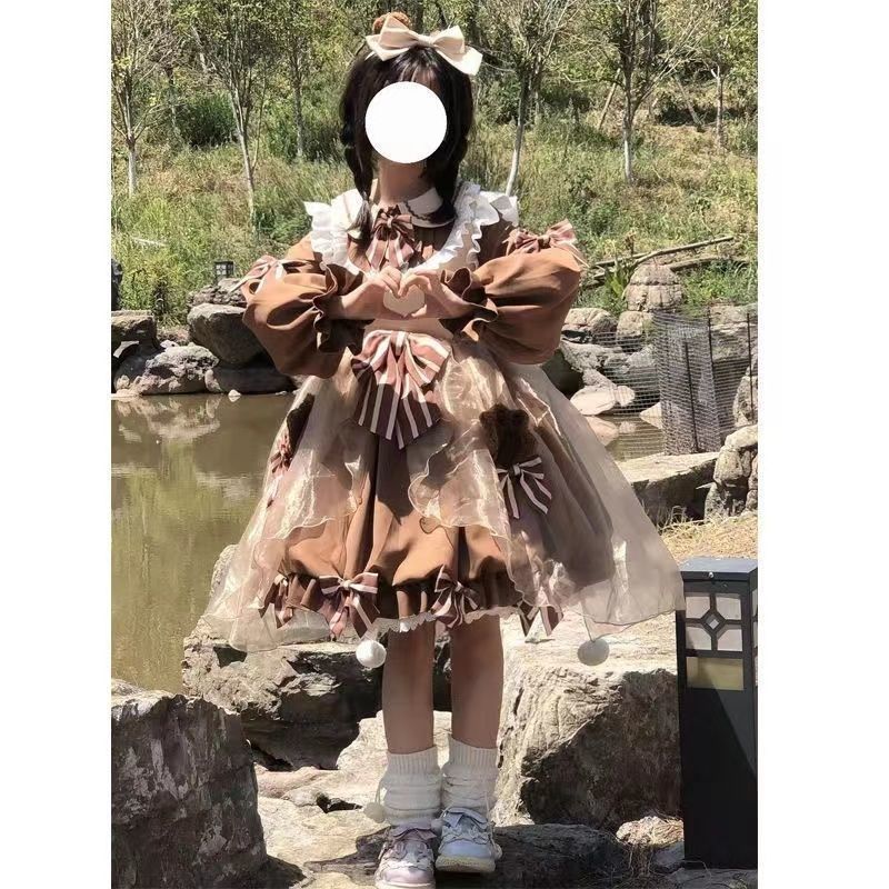 ロリータドレス 冬にあったかスイートベア P キュートキャベツ 4,637円