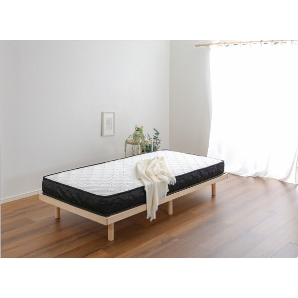 ホームテイスト SRM-01Q 特許技術の圧縮梱包 ポケットコイルマットレス(クイーン) ホワイト メーカー直送 12,092円