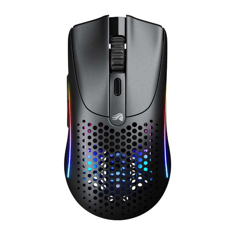 ゲーミングマウス Glorious Model O 2 Mini Wireless ［ 有線/無線(ワイヤレス) / 6ボタン ］ Matte Black　GLO-MS-OMWV2-MB