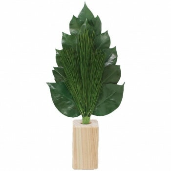 A＆K 日本製プリザーブド 荒神松M 榊立てセット ST-006