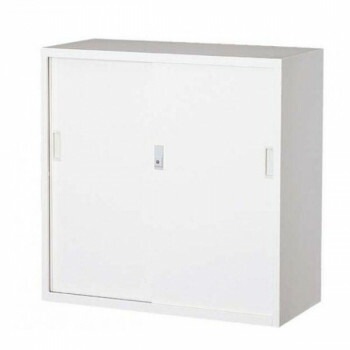 オフィス向け　一般書庫/ホワイト 3x3型引違書庫 3号鉄戸　COM-303D-W