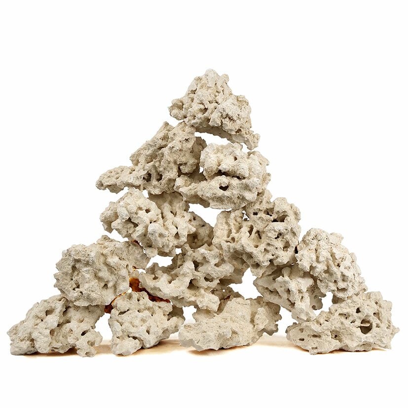 マルコロック　リーフセーバー　エッジレス（Ｅｄｇｅｌｅｓｓ）　Ｓサイズ　１６ー２０ｋｇ　海水水槽用　水槽用石　デスロック　化石サンゴ　ＣＲＣ10―35―90―10―00