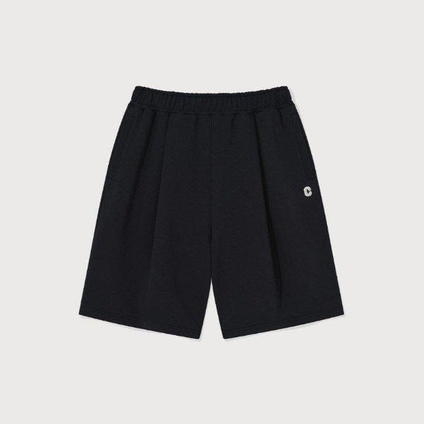 M ショーツ CQK CO2502SO33-DN バミューダ C ロゴ スウェット ショーツ ダークネイビー