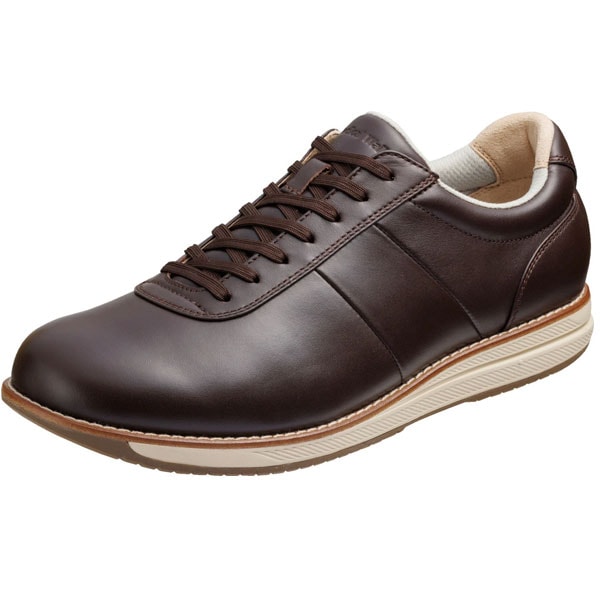 ASAHI アサヒシューズ ファスナー付 メディカルウォークWK M039 ダークブラウン メンズ KV78551