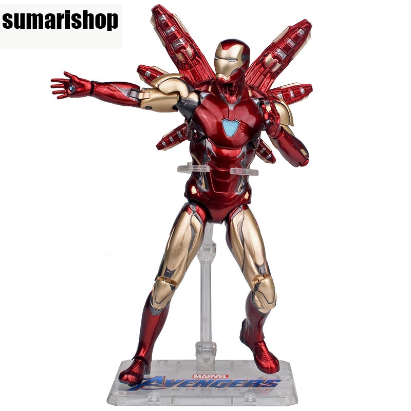 アベンジャーズ Avengers 17cm 正規版 MK85 アイアンマン ルミナスベース おもちゃ プレゼント ギフト 誕生日