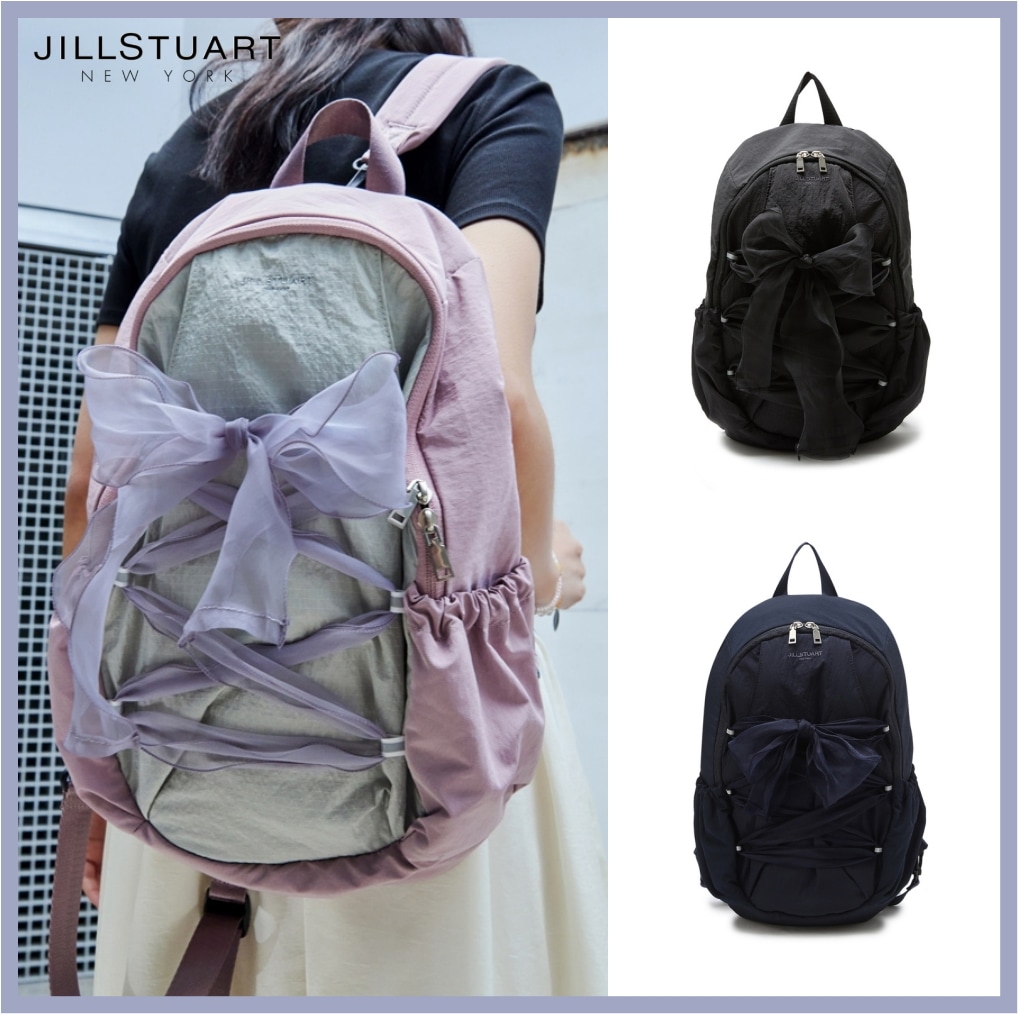 LOVELY GORPCORE SLING BACKPACK JABA4F983BK 2WAY バッグ 斜め掛け メッセンジャー レディース ジル リボン ナイロン 軽い