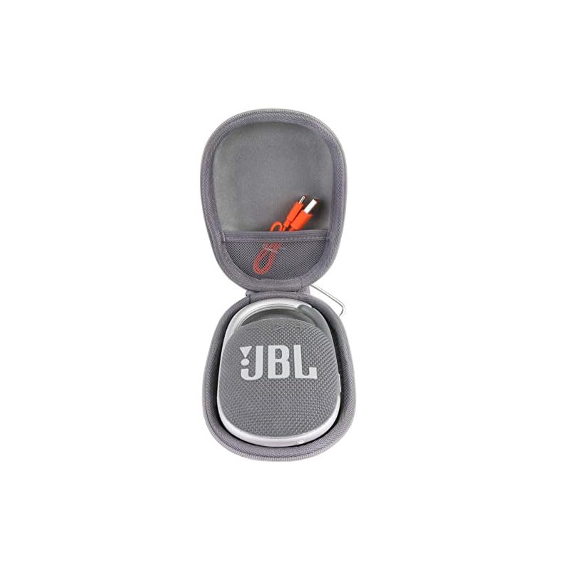 JBL CLIP 4 CLIP4 Bluetooth ポータブルスピーカー 専用保護収納ケース- Aenllosi (グレー)