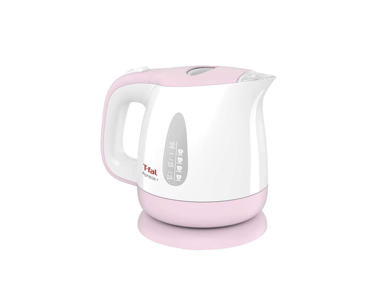 ティファール 電気ケトル 0.8L 軽くてコンパクト 「アプレシア・プラス シュガーピンク」 KO6307JP 5,330円