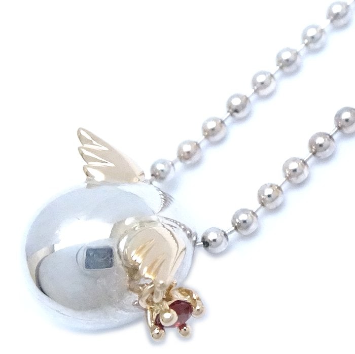 天使の卵 Tenshi no Tamago ネックレス シルバー925xK18YG イエローゴールド /293193【中古】