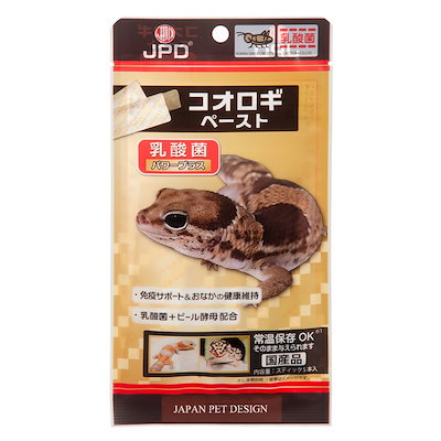 他サイト： 日本動物薬品　ニチドウ　コオロギペースト　乳酸菌パワープラス　６ｇX５本　ＣＲＣ17―20―30―30―00の商品画像