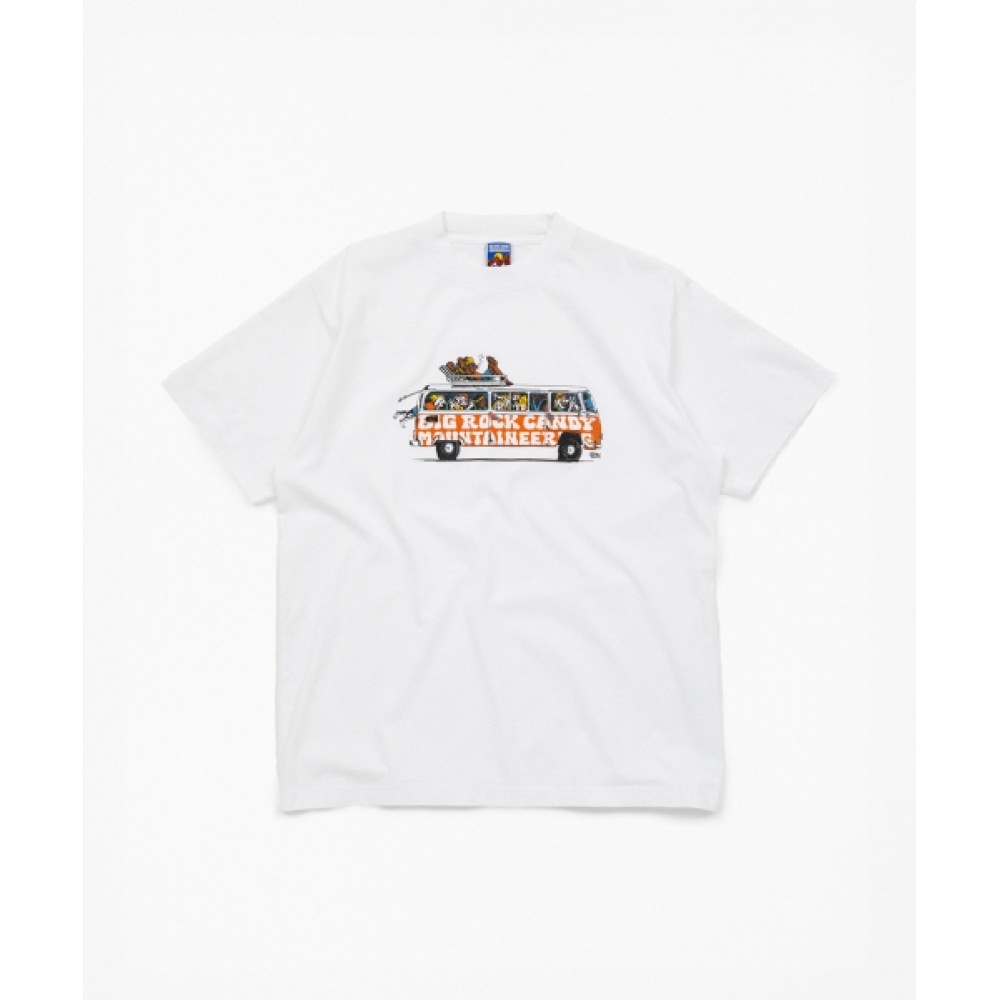 ビッグロックキャンディマウンテニアリングランブリンショートスリーブ Tシャツ-ミルク/ BRCM1215MILK