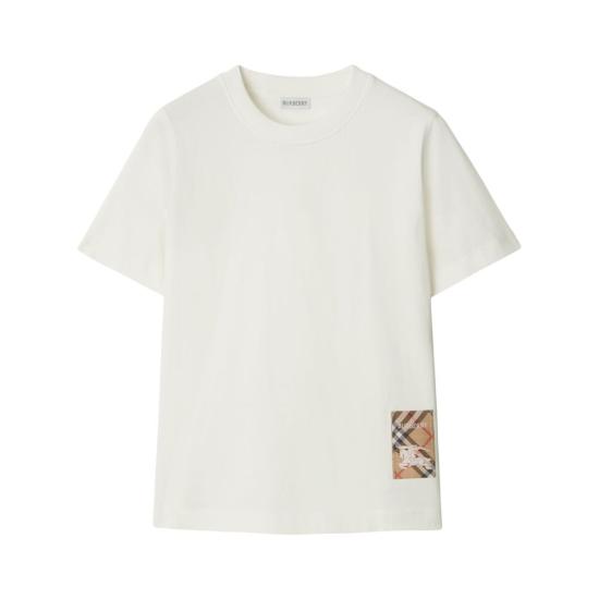 BURBERRY Women Tops 8104886 SP25 WW FO B7078 WHITE