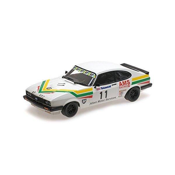 Minichamps 155798611 1:18 Ford Capri 3.0-J. Allam-Winner Silverstone Club Circuit Race BSCC 1979 並行輸