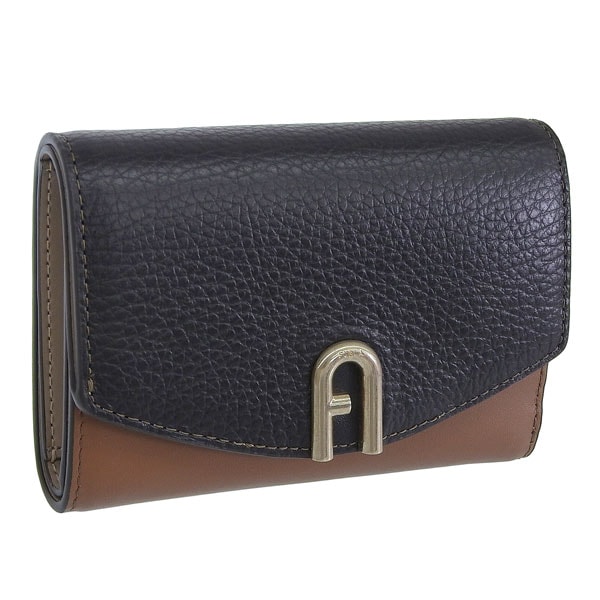 フルラ 財布 レディース 三つ折り財布 アウトレット レザー ブラウンマルチ プリムラ FURLA PRIMULA M COMPACT WALLET WP00217BX00531655S