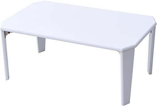 山善(YAMAZEN) ローテーブル 折りたたみ 幅75*奥行50*高さ32.5cm 鏡面 コンパク