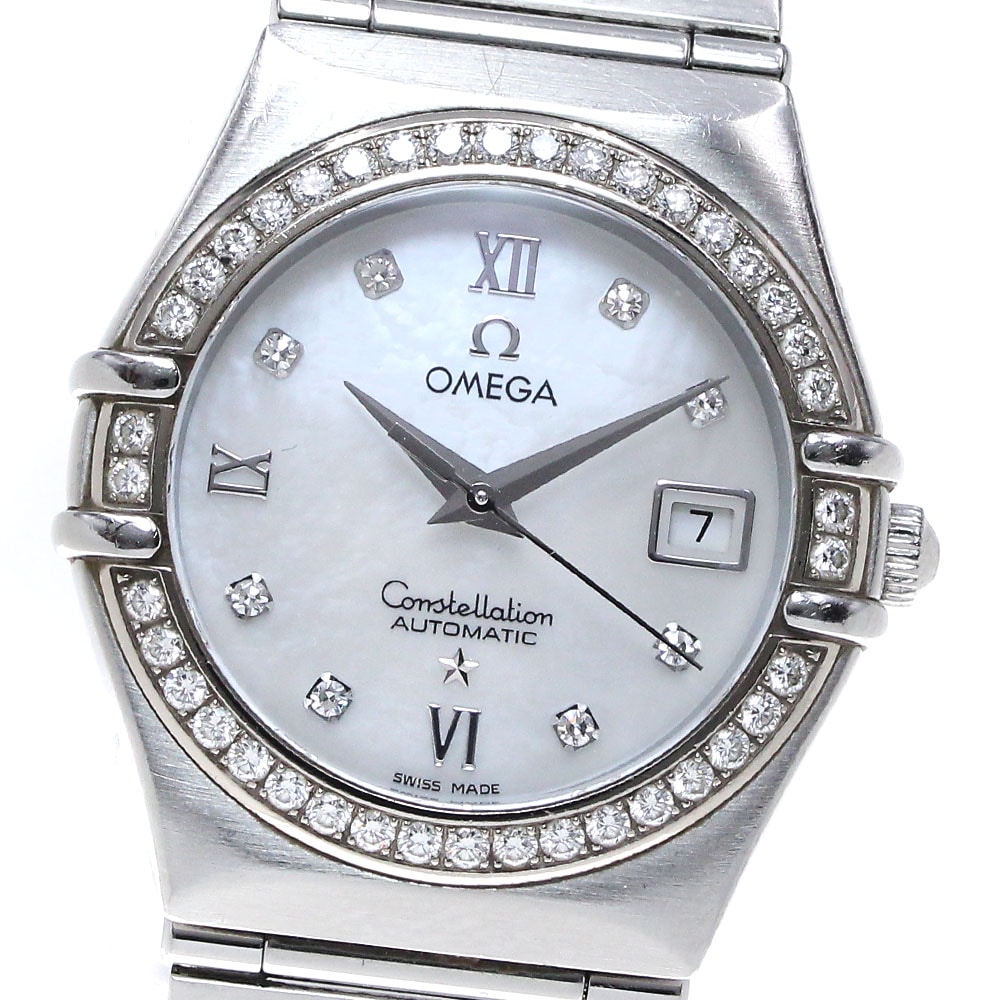 オメガ OMEGA コンステレーション ダイヤベゼル 自動巻き レディース _867635【中古】
