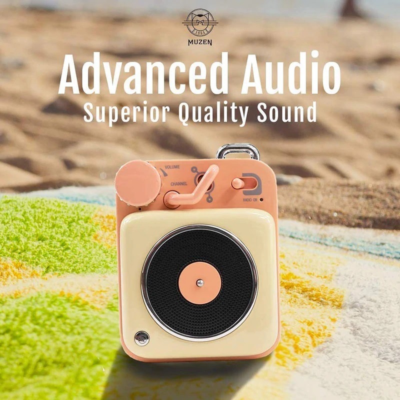 Button Bluetoothスピーカー Cream Yellow