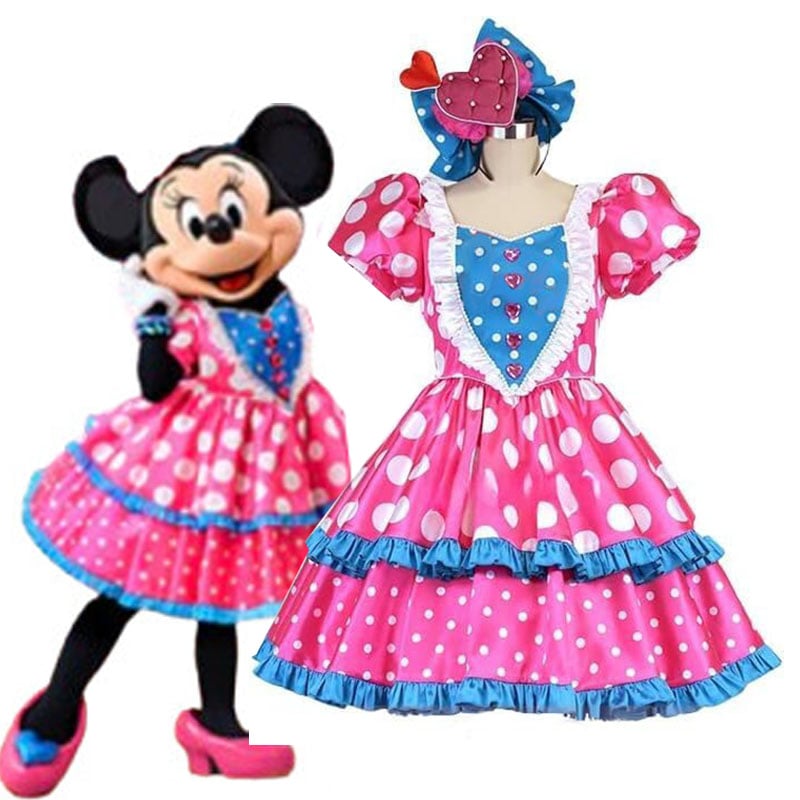 コスプレ衣装 パルパルーザ ミニーのファンダーランド ミニー 髪飾り付き レプリカ衣装 ミッキー ミニー ハロウィン クリスマス コスプレ 衣装 コスチューム 仮装 お祭り 撮影 アニメ 映画 ゲーム