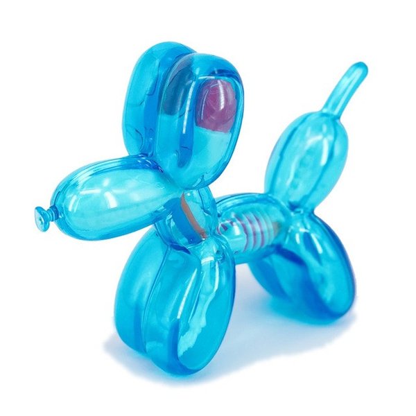 マイティjaxx ddマスターxジェイソンフーリー像動物解剖バルーン犬置物樹脂アート＆クラフト家の装飾R1708 Sky Blue