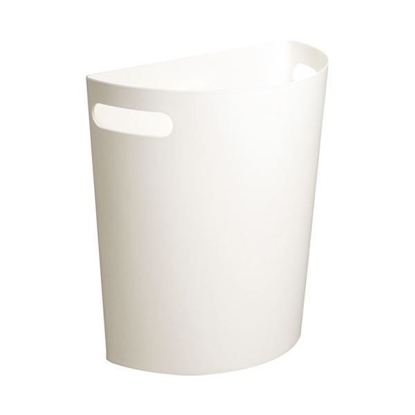 （まとめ） 伊勢籐 壁掛けダストボックス ホワイト I-525WH(×5セット)