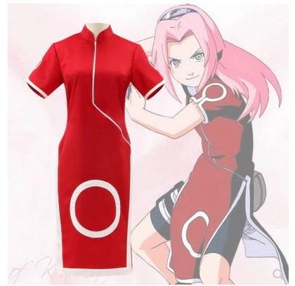 ♡ NARUTO 春野サクラ 浴衣 コスプレ 衣装 高品質 ♡ NARUTO -ナルト-大江戸温泉物語 春野 サクラ 浴衣 | sunshinecos