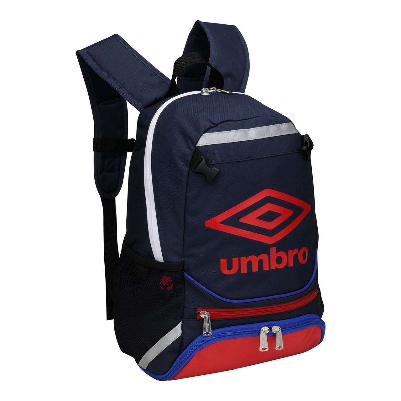 [アンブロ] リュックサック バックパック サッカー キッズ ジュニア ボール収納 多機能ポケット キッズデザイン賞 スクール NVY(UJS1635J) F