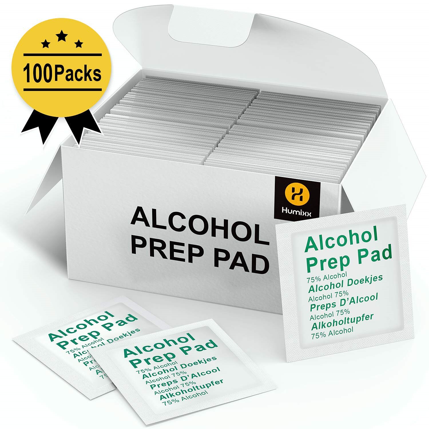 ポータブル 100 個 75% 手拭き使い捨て洗浄剤 フェイスティッシュ個別パッケージ 手拭き携帯電