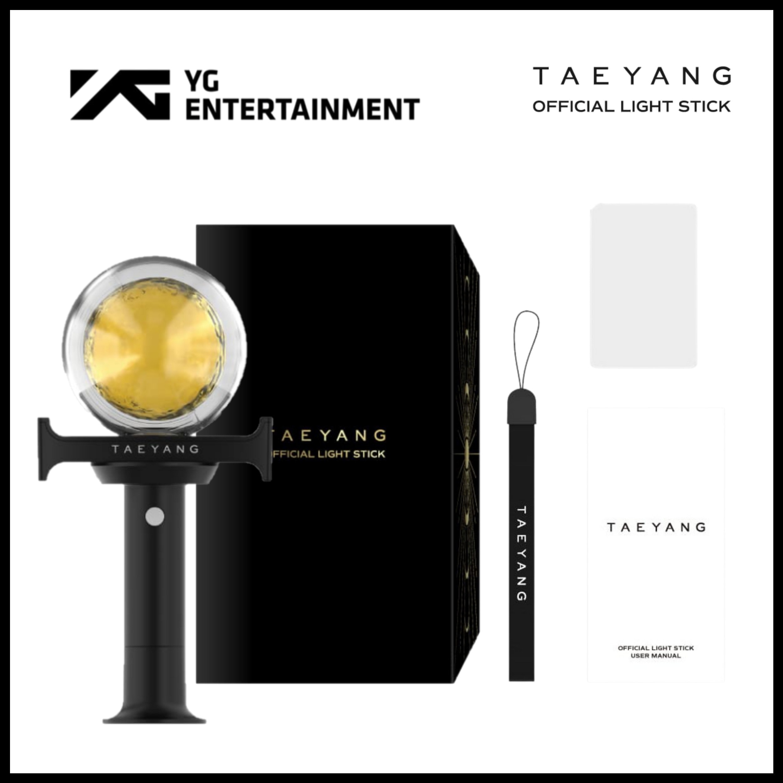 【公式】TAEYANG 公式 ペンライト OFFICIAL FANLIGHT STICK
