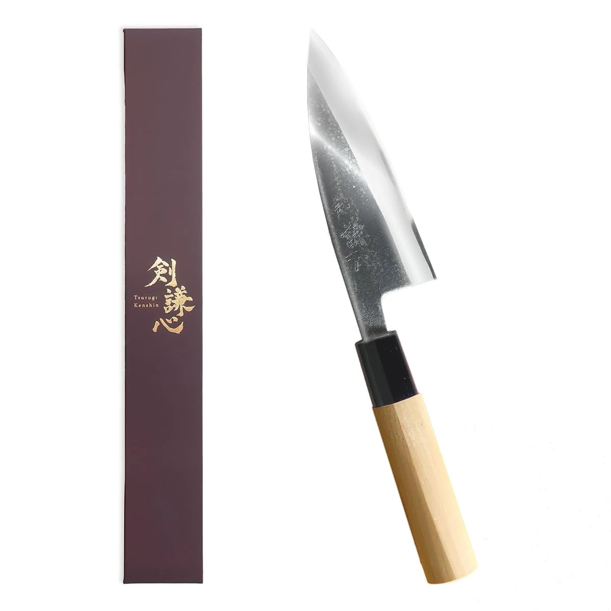 鯵切包丁 120mm 日本製 黒打仕上げ 小魚用包丁 白紙2号 片刃包丁 貝サキ包丁 出刃包丁 燕三条包丁 三条打刃物 伝統工芸品 TDA-120PK 6,900円