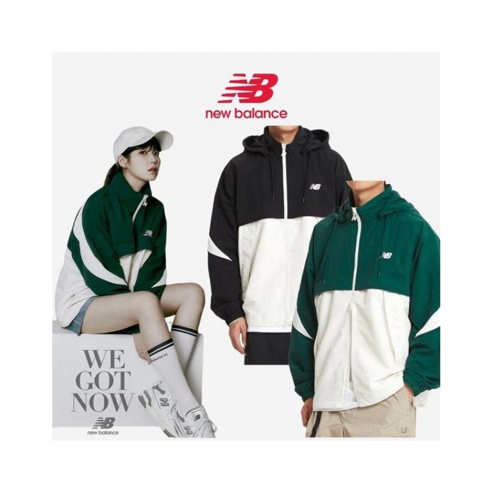 ニューバランスユニカラーブロックウーブンジャケット IU 防風