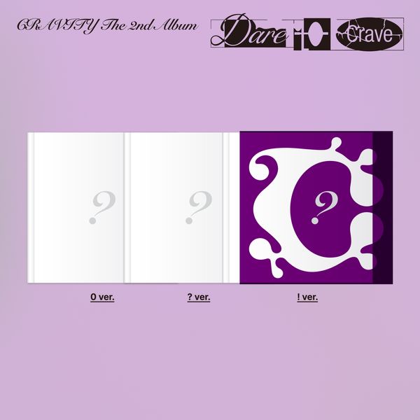 [3種セット] CRAVITY 2集アルバム [Dare to Crave] チャート反映 公式グッズ