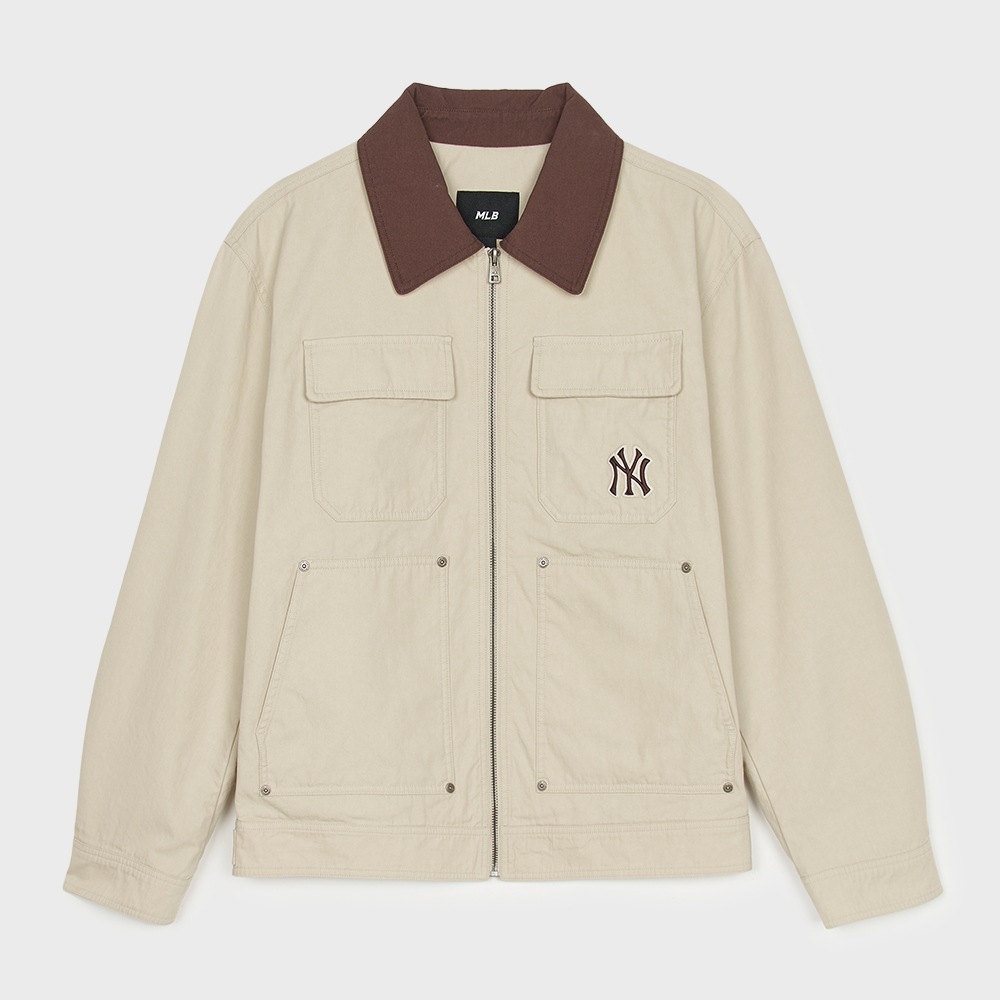 MLB [MLB] ベーシックカラーワークジャケット NY (マグサンド)