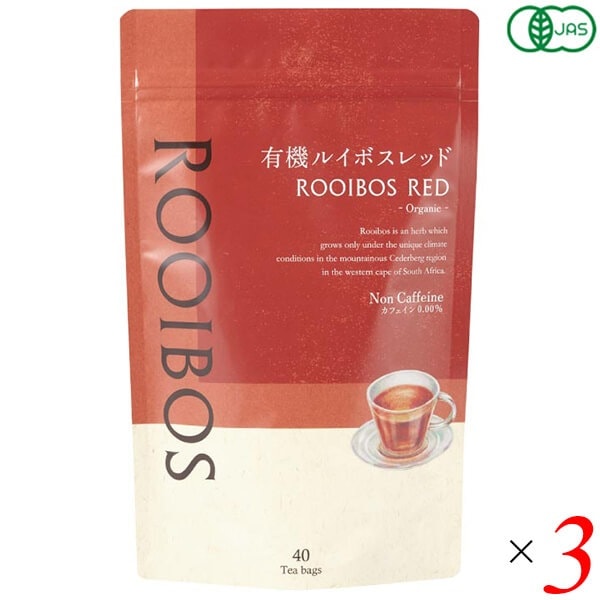 生活の木 有機ルイボスレッド 40TB(ティーバッグ) 3個セット