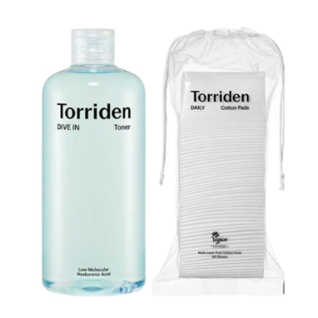 トリーデン ダイブイン 低分子ヒアルロン酸トナー 500ml 企画（+化粧用コットン60枚入り）