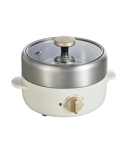 ブルーノ BRUNO 電気鍋 コンパクトマルチグリルポット 600W ホワイト BOE115-WH